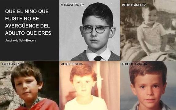 ¿Cómo eran de niños los políticos españoles?