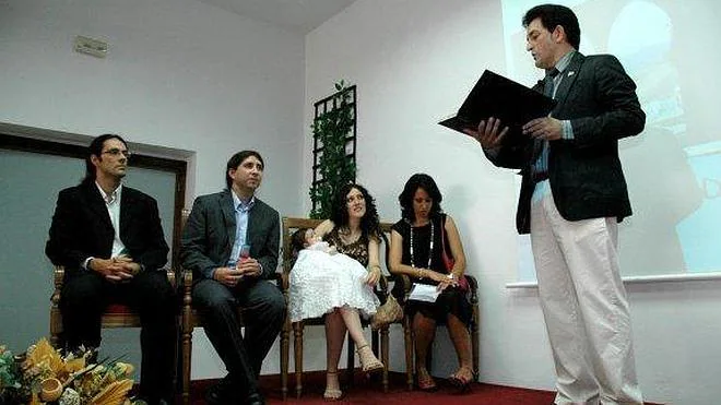 El Borge, a la cabeza de España en bautizos civiles, con más de 60 desde su creación hace seis años