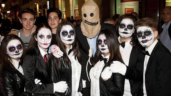 Málaga se viste de miedo