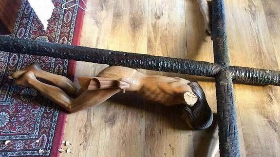 La Guardia Civil cree que el ataque a la parroquia de Rincón no fue obra de radicales