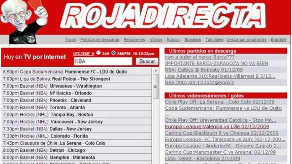 Un juzgado acuerda el cierre de Rojadirecta