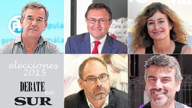 Cuenta atrás para el debate a cinco en SUR con los cabezas de lista al Congreso por Málaga
