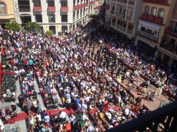 La Agrupación de Cofradías de Málaga venderá sillas para días sueltos de la Semana Santa