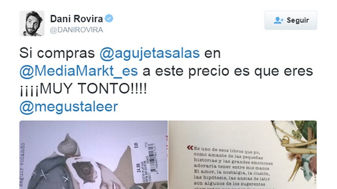 El zasca antológico de Dani Rovira a Media Markt