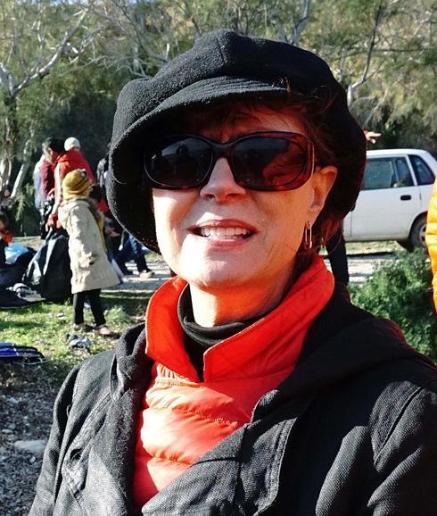 Susan Sarandon, en un rescate con bomberos españoles
