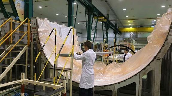 Titania entra en pista de despegue a bordo del A320neo