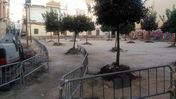 Lentas obras en los aledaños del Centro