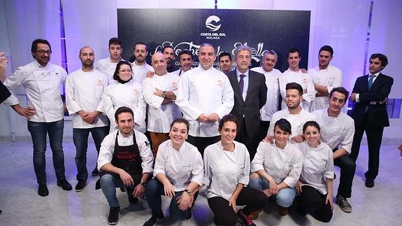 El firmamento gastronómico de Málaga muestra sus 'estrellas' en Madrid