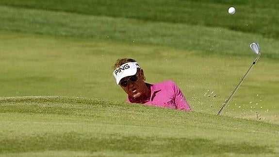 Cabrera-Bello es líder en Dubái y Jiménez no pasa el corte