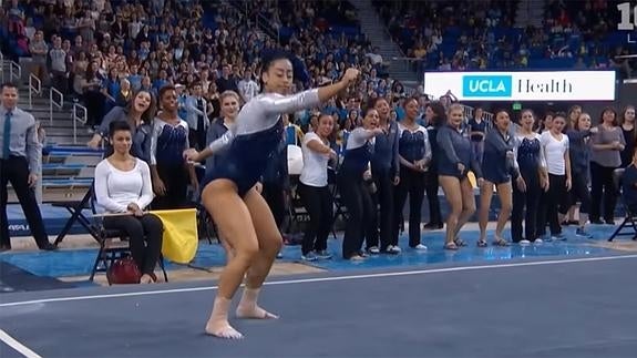 La gimnasta que arrasa en las redes bailando a lo Beyoncé