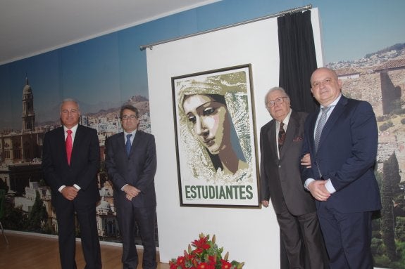 La Virgen de Gracia y Esperanza centra el cartel de la Cofradía de Estudiantes