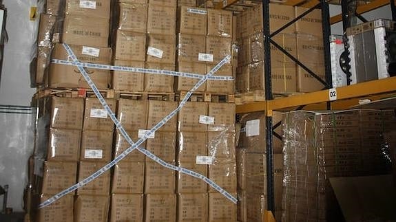 Intervienen 45.000 bolsos en uno de los mayores golpes contra la piratería