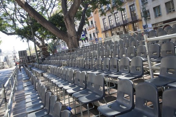 La ordenación de tribunas en la Alameda obliga a cambiar sus resguardos a casi mil abonados