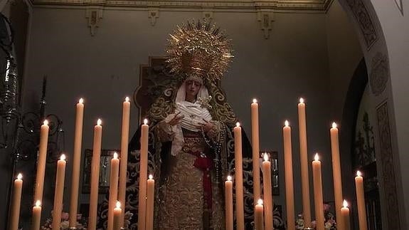 Directo | Traslados y procesiones en Málaga de hoy, Viernes de Dolores