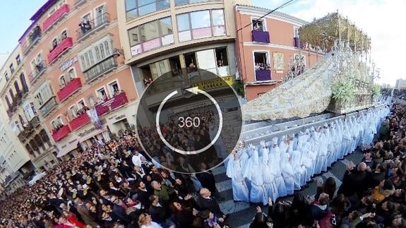 Fotos y vídeos 360º de la Semana Santa de Málaga 2016