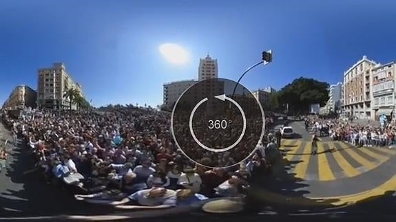 Vídeo 360º: Desfile de la Legión