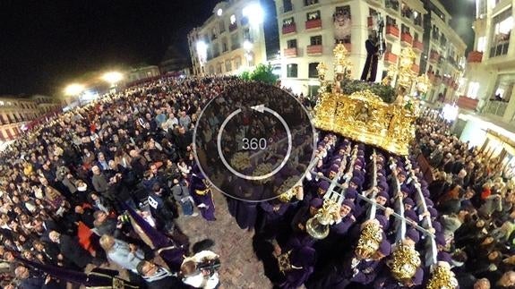 Foto 360.º: Bendición del Nazareno del Paso