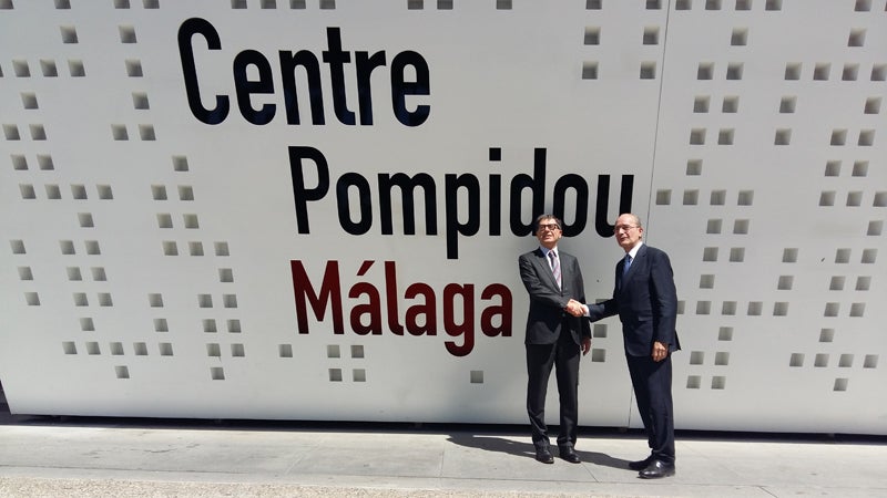 El Pompidou deja la puerta abierta a prolongar su estancia en Málaga