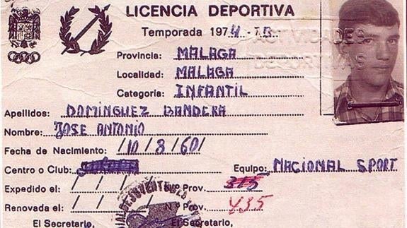 Aquel Antonio Banderas futbolista del Colegio Europa