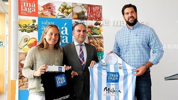 Carolina Navarro y Borja Vivas lucirán la marca Sabor a Málaga en sus equipaciones