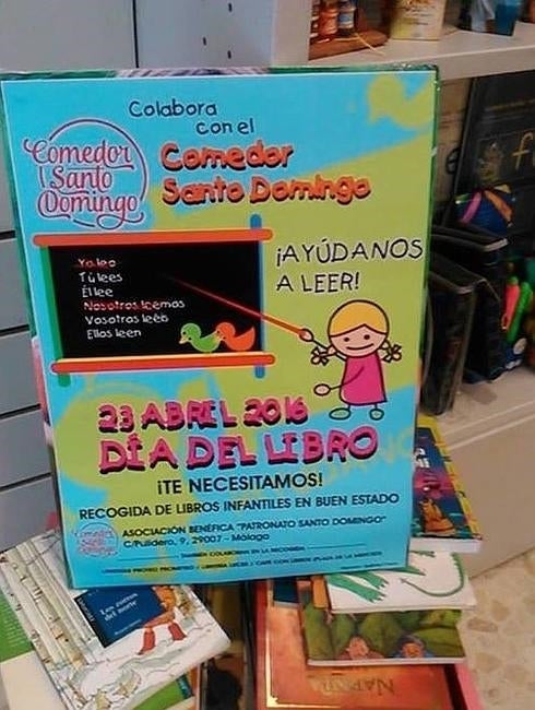 Campaña solidaria de recogida de libros en Málaga