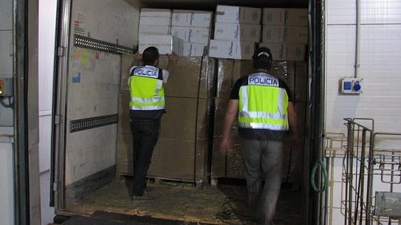 Intervienen tabaco por valor de 1,4 millones en el mayor golpe al contrabando en Málaga