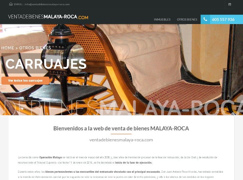 La web de bienes de Roca registra 2,3 millones de visitas en menos de un mes
