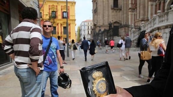 El Centro, blindado por la policía