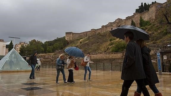 La lluvia en Málaga da un respiro a los pantanos