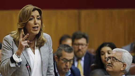 Susana Díaz a Podemos, ante la oferta de las listas del Senado: "¿No somos el cortijo y la casta?"