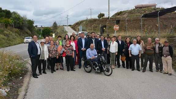 El PSOE reclama a la Diputación mejoras en la carretera de acceso a Cajiz