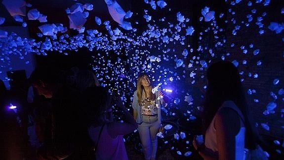 La estrella fugaz de la Noche en Blanco