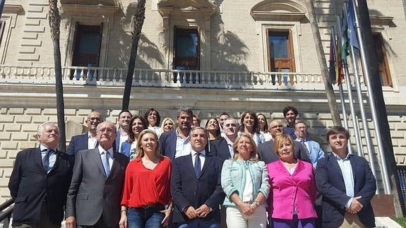 Puesta de largo de la candidatura del PP de Málaga, que aspira a mejorar los resultados