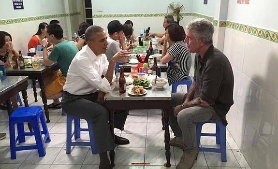 La cena de 6 dólares del presidente Obama en Vietnam