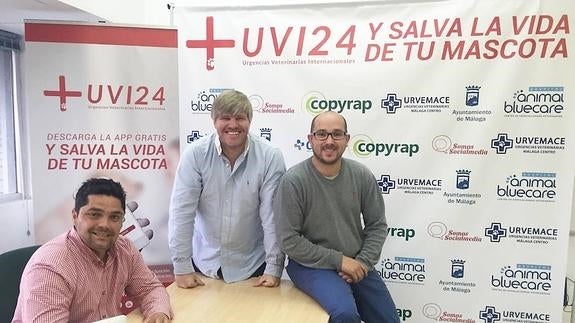 Jóvenes emprendedores malagueños lanzan una app para encontrar a veterinarios de urgencia