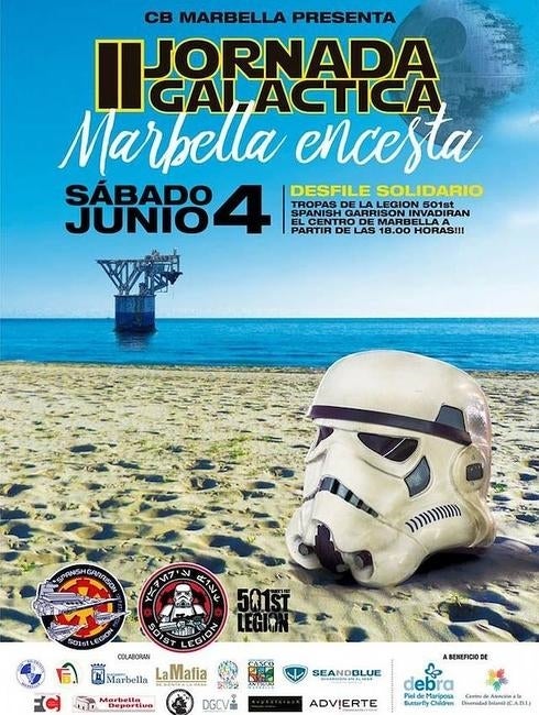 La Legión 501 desfilará en Marbella el sábado a beneficio de la investigación de la piel de mariposa