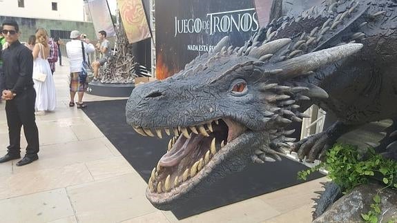 El dragón de Juego de Tronos ya está en Málaga