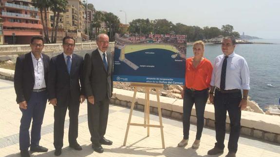 El PP destaca la apuesta del Gobierno de Rajoy por los Baños del Carmen frente a "a la ineficacia" de la Junta