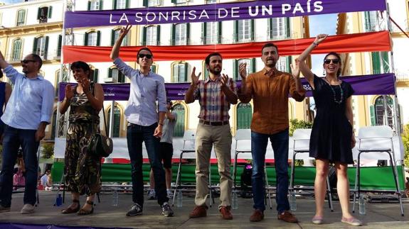 Directo | Mitin de Unidos Podemos en el Centro de Málaga