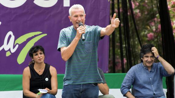 Diego Cañamero acusa al PSOE de haber "autorizado los tiros para matar a gente"