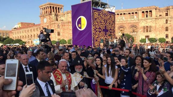 La obra de un compositor malagueño, ante el Papa Francisco