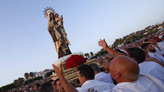 Málaga rinde homenaje a la reina del mar