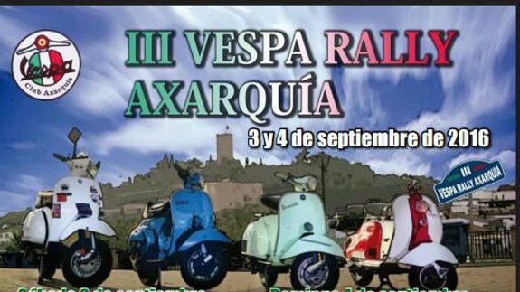 Vélez acogerá el III Vespa Rally de la Axarquía, en el que participarán más de 100 motocicletas