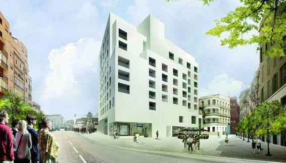 El promotor del hotel de Moneo intentará resucitar el proyecto este mes