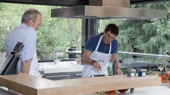 Antonio Banderas, sin filtros con Bertín Osborne en 'Mi casa es la tuya'