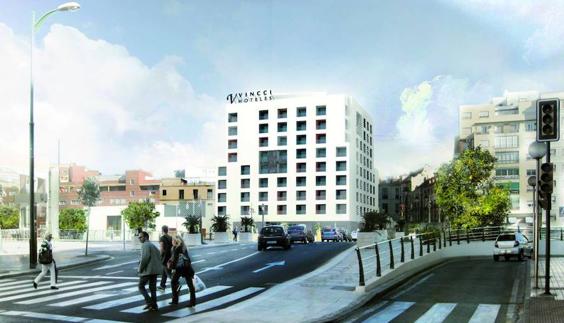 Trasiego en el hotel de Moneo