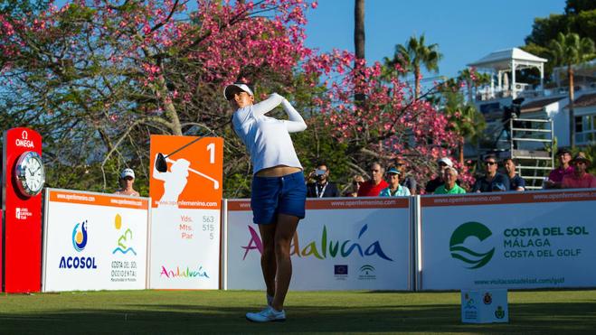 Azahara Muñoz llega segunda a la última jornada del Open de España