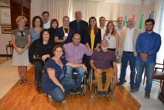 JESÚS ROMERO, RECIBIDO EN EL AYUNTAMIENTO