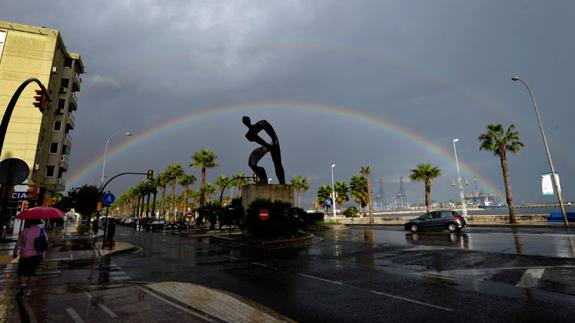 Las lluvias continuarán en Málaga este jueves, aunque de forma intermitente