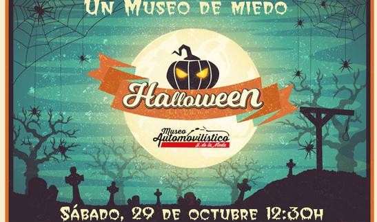 Visita de miedo por Halloween en el Museo del Automóvil de Málaga el sábado 29